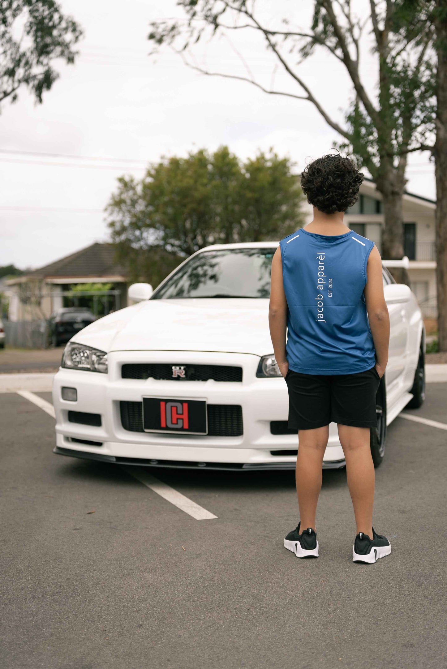The Dry-Fit Singlet ELECTRIC-BLUE