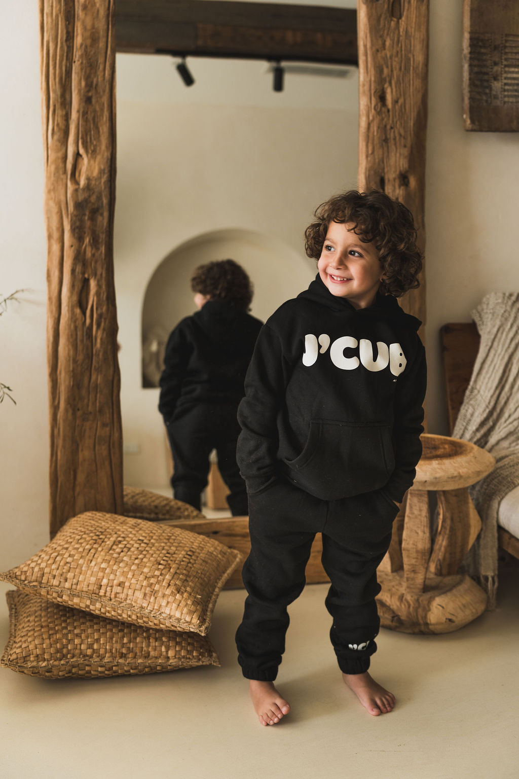J’CUB HOODIE SET BLACK