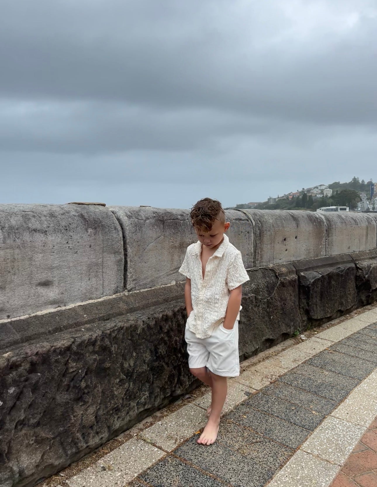 The Joe Dress shorts White
