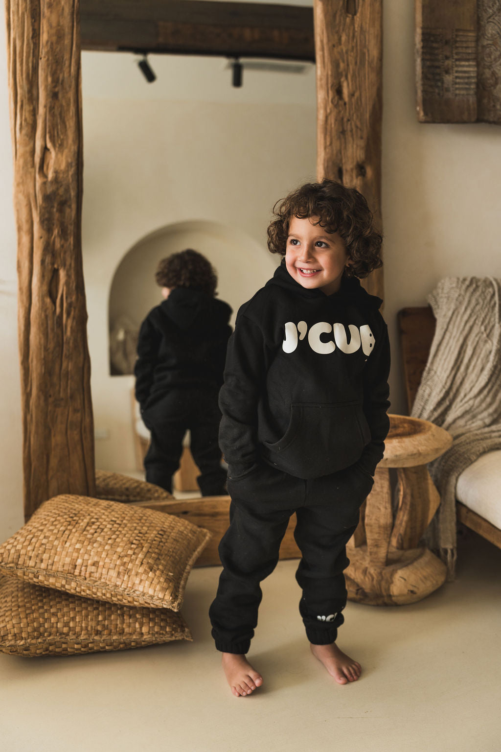J’CUB HOODIE SET BLACK