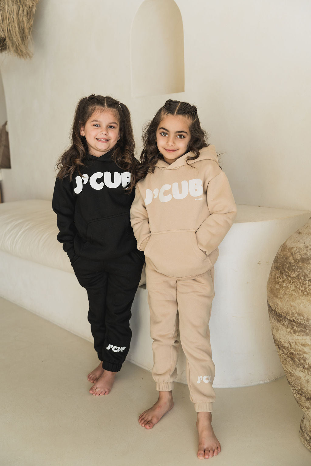 J’CUB HOODIE SET BEIGE
