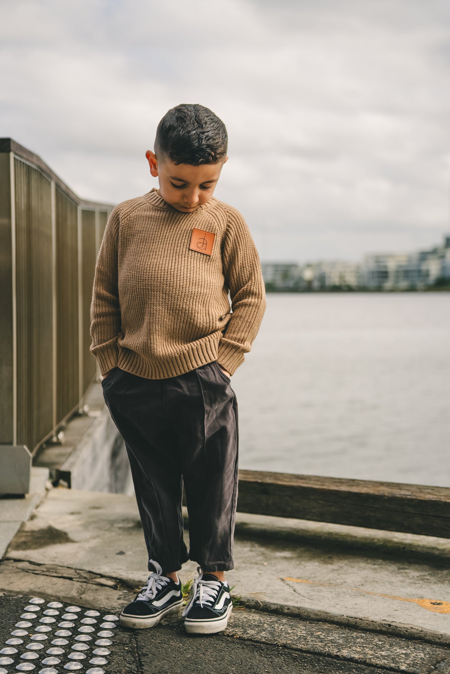 Wheat Dom Knitted Sweater