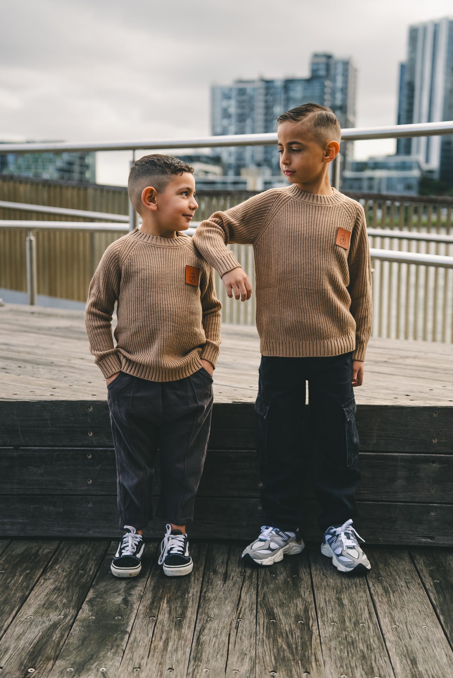 Wheat Dom Knitted Sweater
