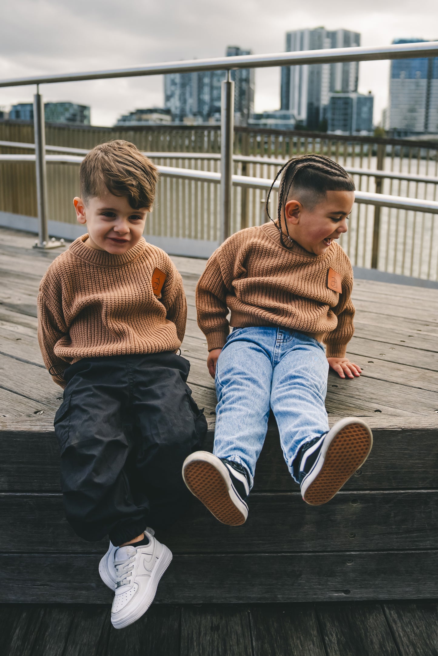 Camel Dom Knitted Sweater