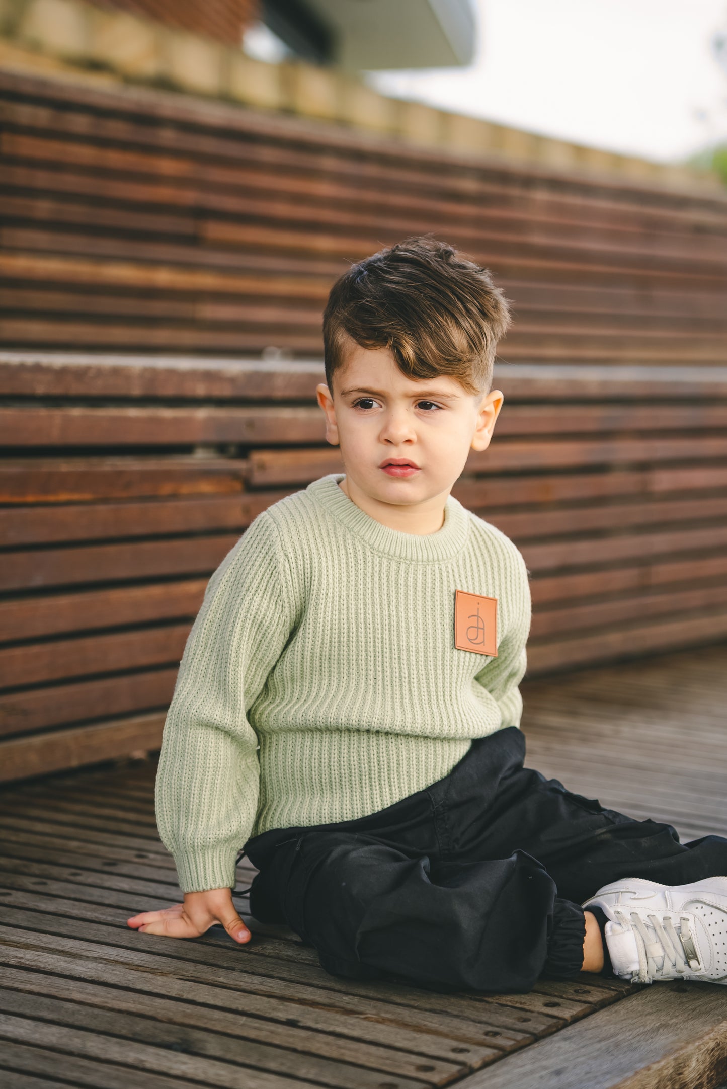 Light Green Dom Knitted Sweater
