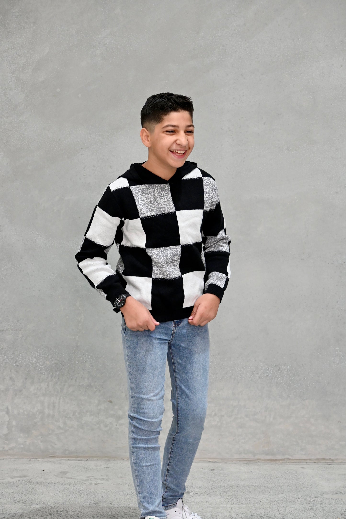 The Mills Check Knit