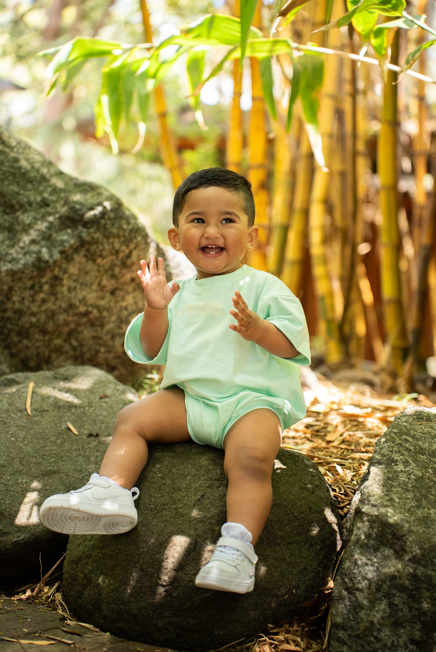 SHORT SLEEVE OVERSIZED ROMPER