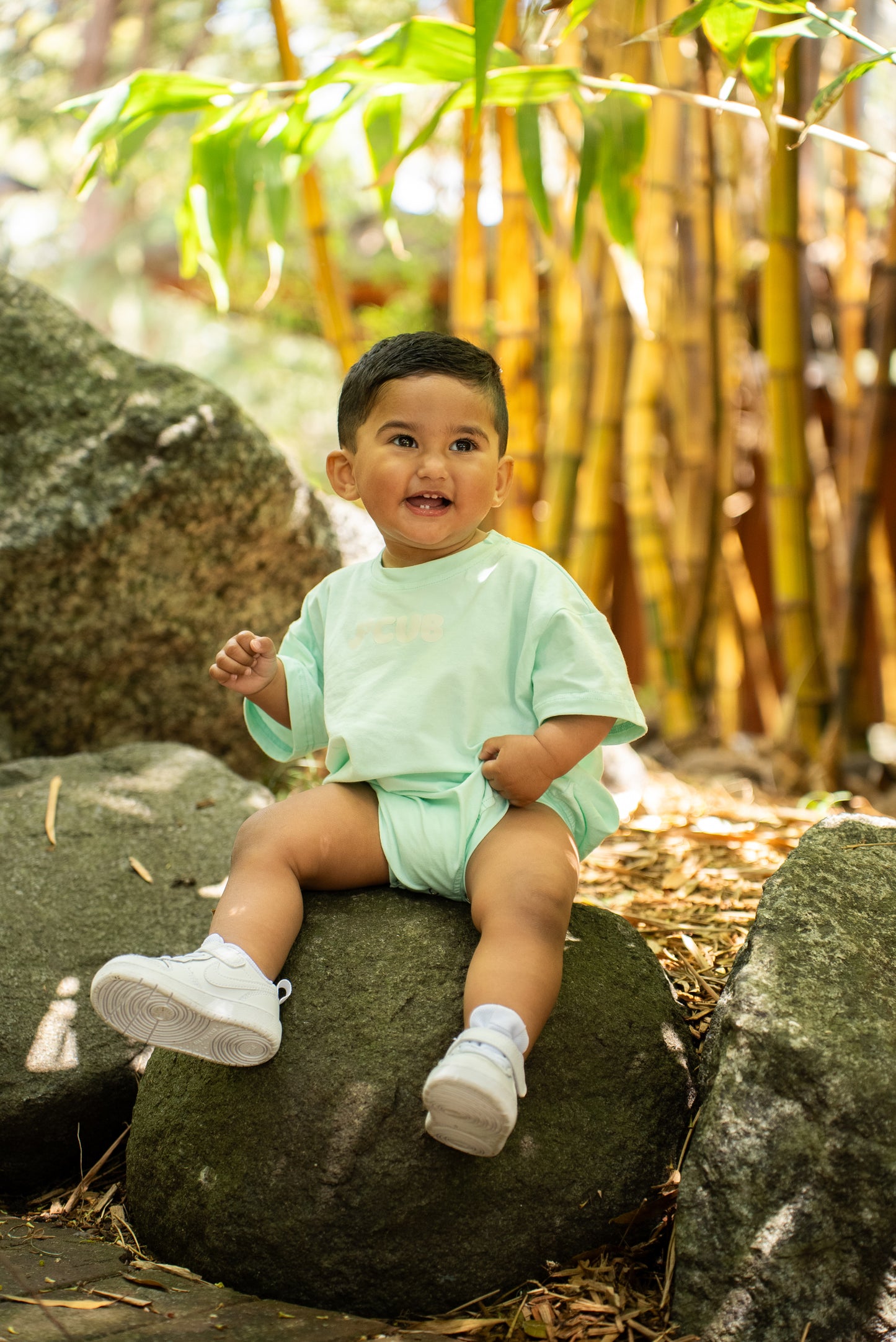 SHORT SLEEVE OVERSIZED ROMPER