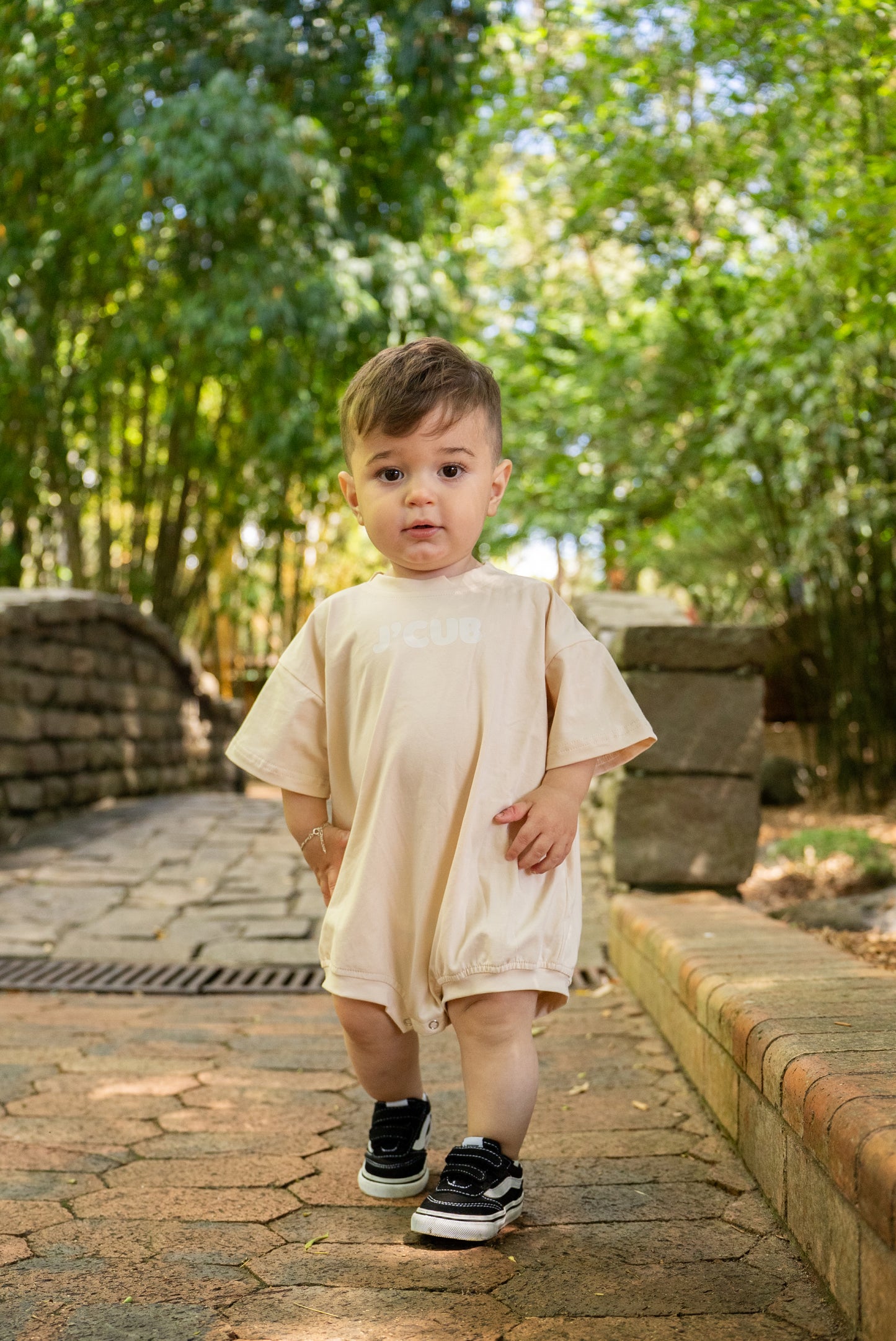 SHORT SLEEVE OVERSIZED ROMPER