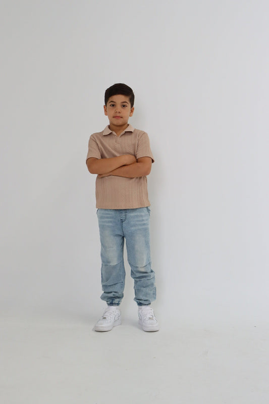 The Jay Polo Shirt Peach