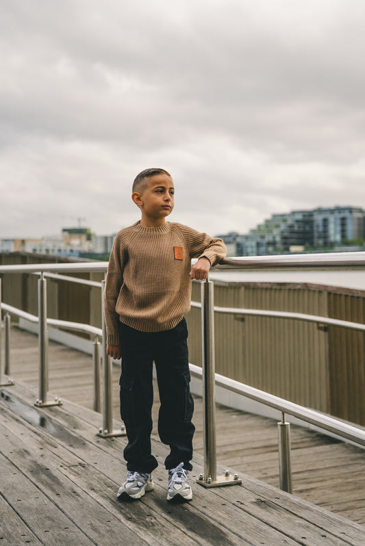 Wheat Dom Knitted Sweater