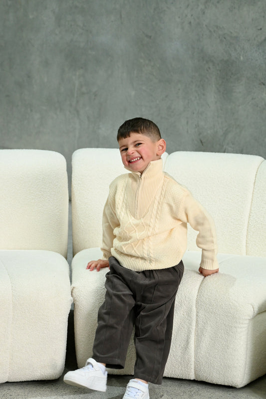 The Mousey zip knit